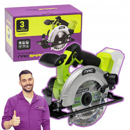 Piła Tarczowa Akumulatorowa Ręczna Do Drewna Nac Smart