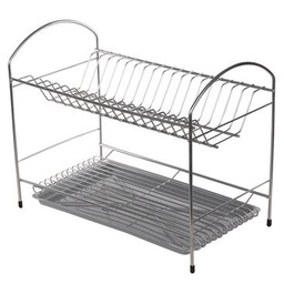Suszarka do naczyń 2-poziomowa 40 cm z tacką