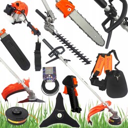 Kosa Spalinowa 4w1 Kosiarka Nożyce Do Żywopłotu Piła