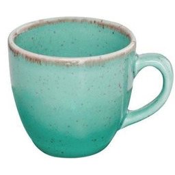 Porland Filiżanka sztaplowana do espresso turkusowa 80 ml,