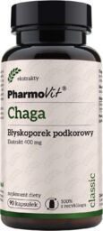 Pharmovit Chaga, błyskoporek podkorowy, 90 kapsułek