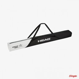 Head Pokrowiec narciarski REBELS SINGLE SKIBAG black/white 2024/2025