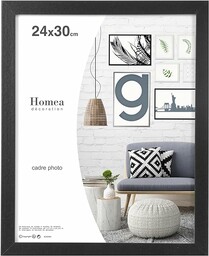 Homéa, Rama MDF czarna 24 x 30 cm