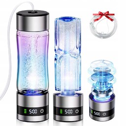 Jonizator Wody Wodorowej 420ML Generator Butelką Do Użytku