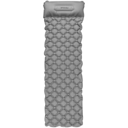 Spokey, Materac trekkingowy, AIR BED, szary, 190x60x5 cm