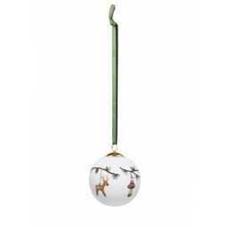 Kähler HAMMERSHØI CHRISTMAS 2023 Bombka Porcelanowa / Zdobiona