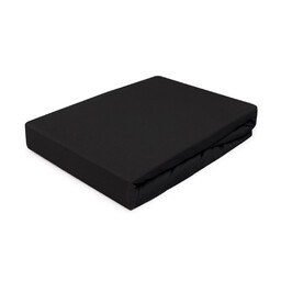 Darymex Prześcieradło jersey z gumką 120x200 027 czarne