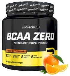 BIOTECH Aminokwasy BCAA Zero Pomarańczowy (360 g)