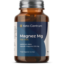 Magnez na noc 105mg  glicynian magnezu Keto