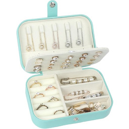 Podróżne pudełko na biżuterię, mały organizer na biżuterię