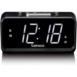 Lenco Radiobudzik z wyświetlaczem LED, 18 x 9,7