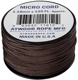 Linka Micro Cord ATWOOD (1.18mm/38m) brązowa (CD-MC1-NL-30)