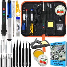Zestaw Lutownica Precyzyjna S120A 120W Nowy Model Akcesoria