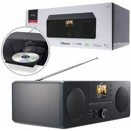 Hama - radio cyfrowe DAB+/Internet/CD/Bluetooth RX/App, czarne -