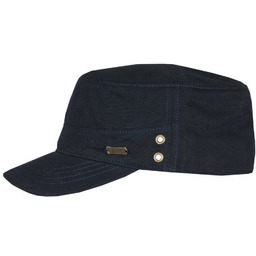 Czapka Patrolówka Granatowa Wiosenno-Jesienna, 100% Bawełna, z Regulacją,