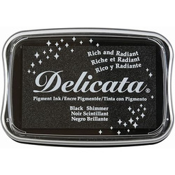 Tsukineko Shimmer Delicata wkład atramentowy, czarny