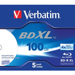 Verbatim BD-R 100GB 4x jewel case
