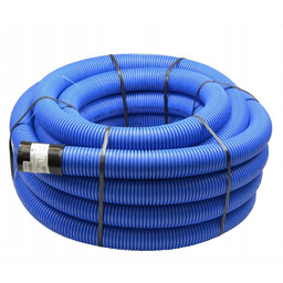 Rura Osłonowa Karbowana Dwuścienna FI40-32mm L25mb Hdpe Niebieski
