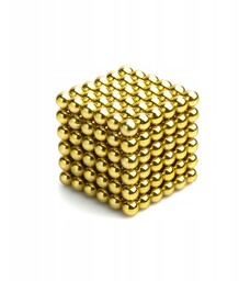 Kulki Magnetyczne 5 mm duże 216 szt Żółte