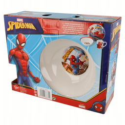 Spider Man Zestaw ceramiczny dla dzieci kubek miska
