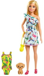 Barbie Dreamhouse Adventures Barbie i siostry Wakacyjna lalka