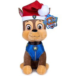 Psi Patrol Oryginalna Maskotka Świąteczny Chase 27 cm