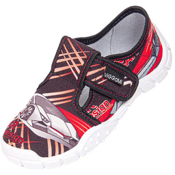 Chłopięce kapcie z nadrukiem lamborghini czarne Vi-GGa-Mi r.27