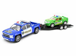Samochód Policyjny Z Przyczepką Różne Kolory