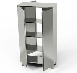 FORGAST Szafa nierdzewna przelotowa 80x40x120 cm