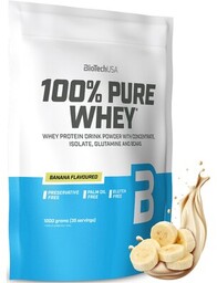 BIOTECH Odżywka białkowa 100 Pure Whey Bananowy (1000