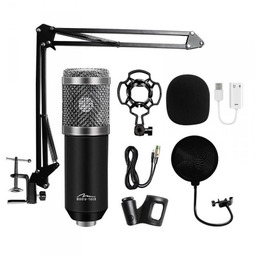 Media-Tech Mikrofon pojemnościowy, studyjny z zestawem akcesoriów STUDIO