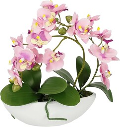 Flair Flower Sztuczny kwiat motyl orchidea w misce