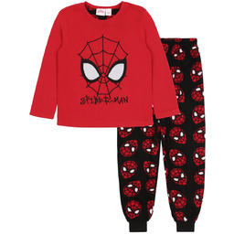 Czarno-czerwona, polarowa piżama SPIDER-MAN Marvel