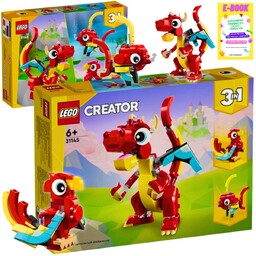 Lego Klocki Creator 3 W 1 Czerwony Smok