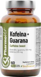 Pharmovit Kofeina+Guarana Caffeine Boost, 60 kapsułek