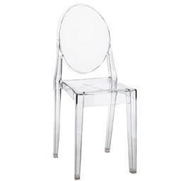 Krzesło Viki inspirowane Victoria Ghost transparentne z tworzywa