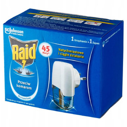 Raid, elektrofumigator z płynem owadobójczym przeciw komarom, 27ml