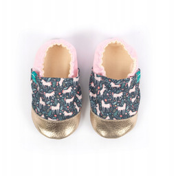 Kapcie dziecięce barefoot, papcie jednorożce Titot Unicorn Magic