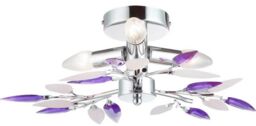 Globo plafon lampa sufitowa Giulietta 63167-3 chrom akrylowe