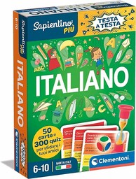 Clementoni Sapientino Head Gra edukacyjna 6 lat, Quiz,