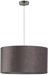 Lampa Wisząca Scarlett 1xE27 Max.60W Satynowy Metal/Przezroczysty Kabel