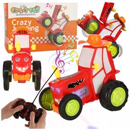 Traktor Zdalnie Sterowany Na Pilota RC Tańczący Świeci