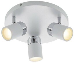 Lindby - Kardo 3 Lampa Sufitowa White/Chrome