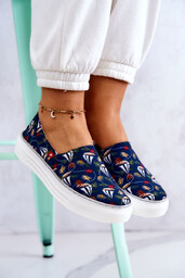 Damskie Tenisówki Slip On Memory Foam Big Star