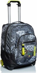 Seven Rolling backpack, FLY STARS Wheeled Book Bag,
