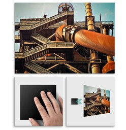 Plakat metalowy fabryka M