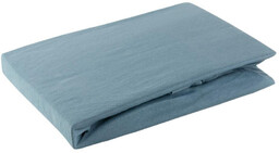 Prześcieradło z Gumką Jersey D91 120x200 w.25 C.Niebieski