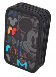 Piórnik z wyposażeniem 3 komorowy Coolpack Myszka Mickey
