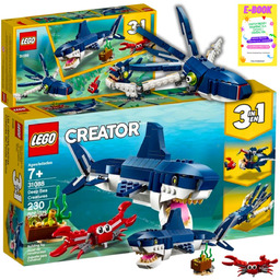 LEGO CREATOR 3 w 1 MORSKIE STWORZENIA REKIN