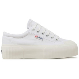Trampki Superga Stripe Platform 2631 S5111SW Biały